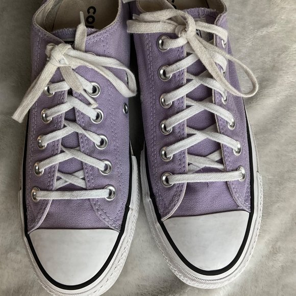 Converse Chuck Taylor All Star Ox Lift sneakers in washed Lilac size 7.5 women - Picture 7 of 11